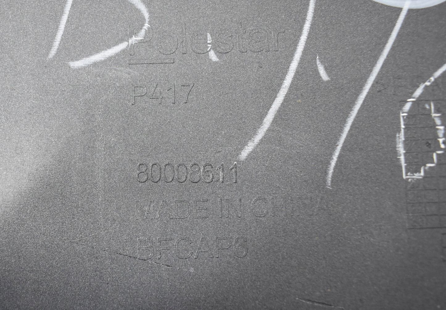 POLESTAR IV 4 FRONT BUMPER ORG + GRILLE