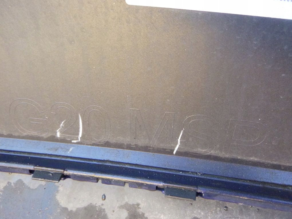 BMW 3 G20 SEDAN M PACKAGE rear bumper