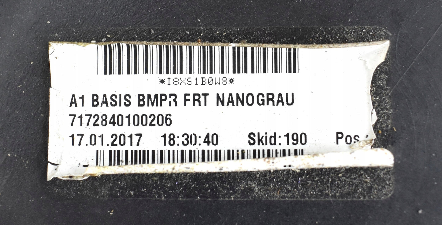 AUDI A1 8XA LIFT FRONT BUMPER ORG