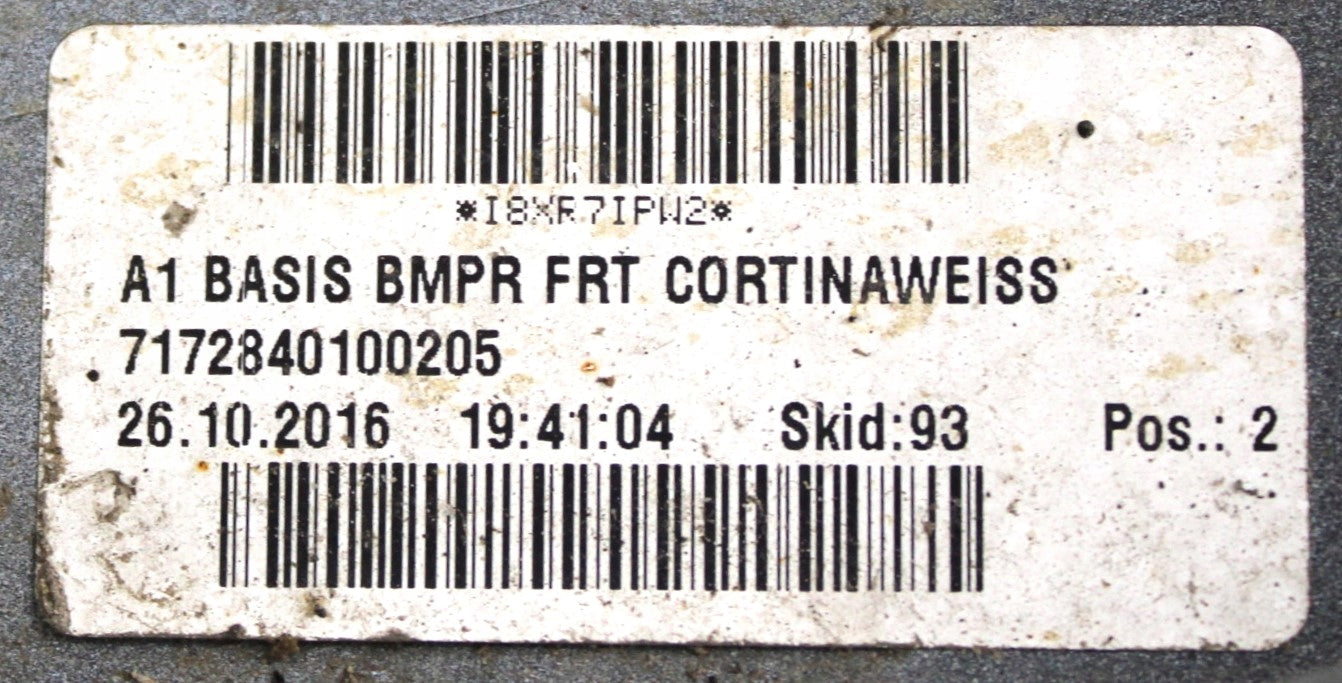 AUDI A1 8XA LIFT FRONT BUMPER ORG