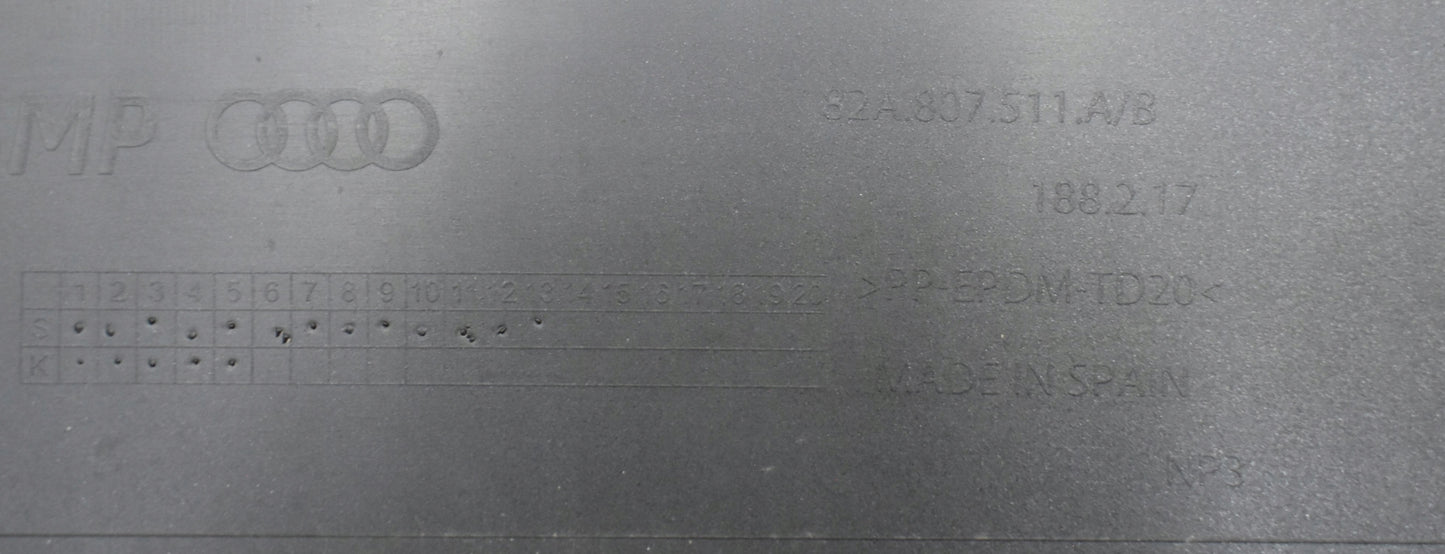 AUDI A1 II 82A REAR BUMPER ORG + BOTTOM