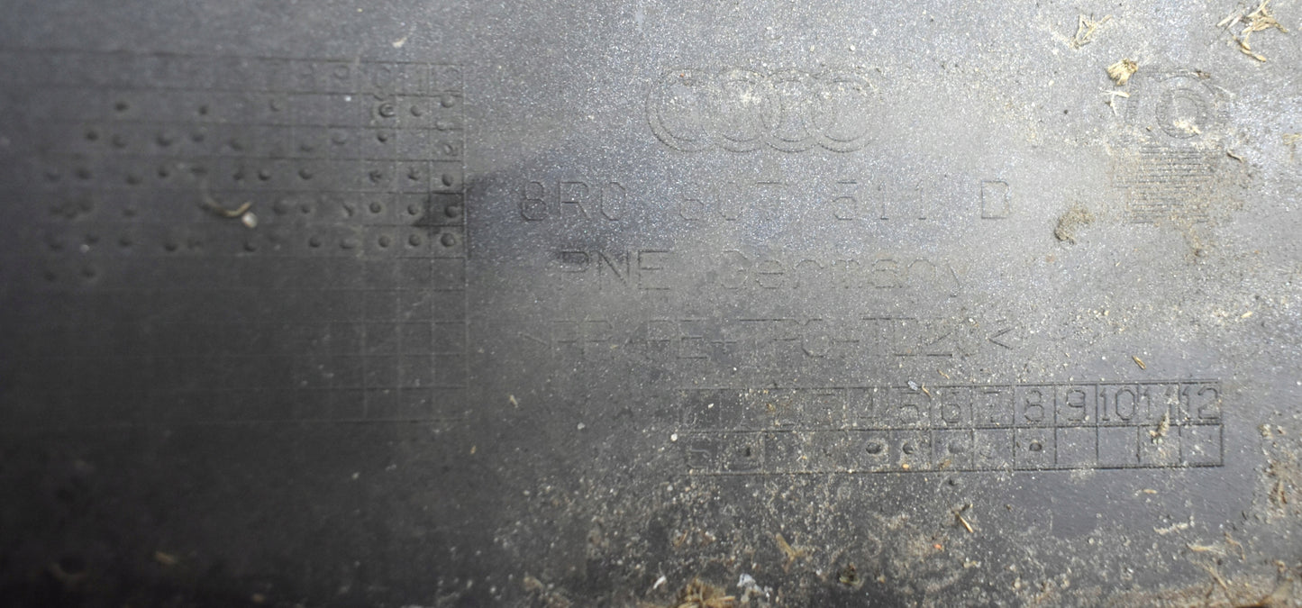 AUDI Q5 8R0 S LINE REAR BUMPER ORG + BOTTOM FOR TWO PIPES