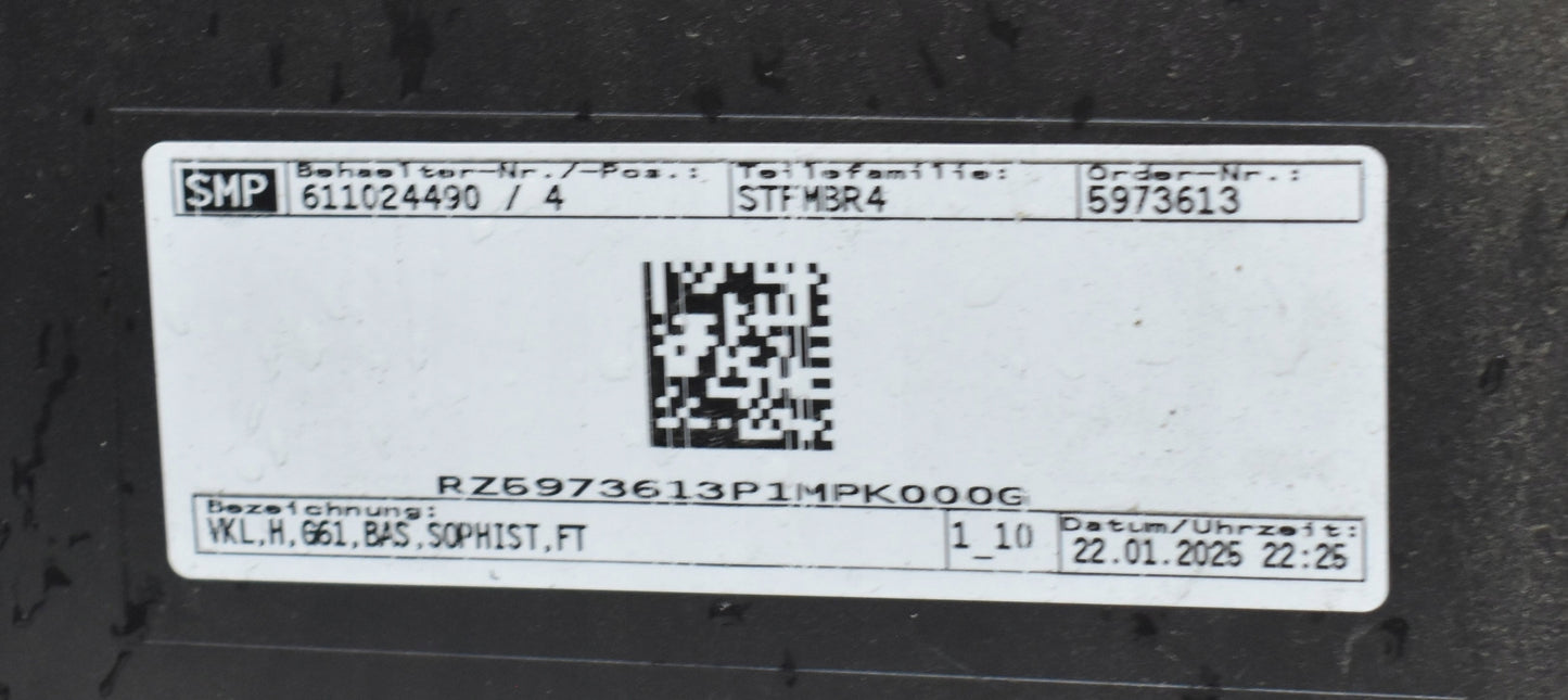 BMW 5 G61 REAR BUMPER ESTATE ORIGINAL STANDARD + DIFFUSER