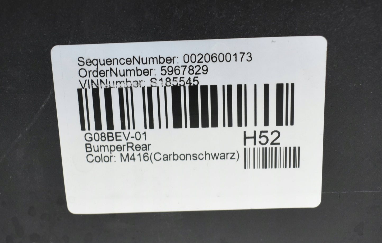 BMW IX3 G08 REAR BUMPER ORIGINAL STANDARD + BOTTOM