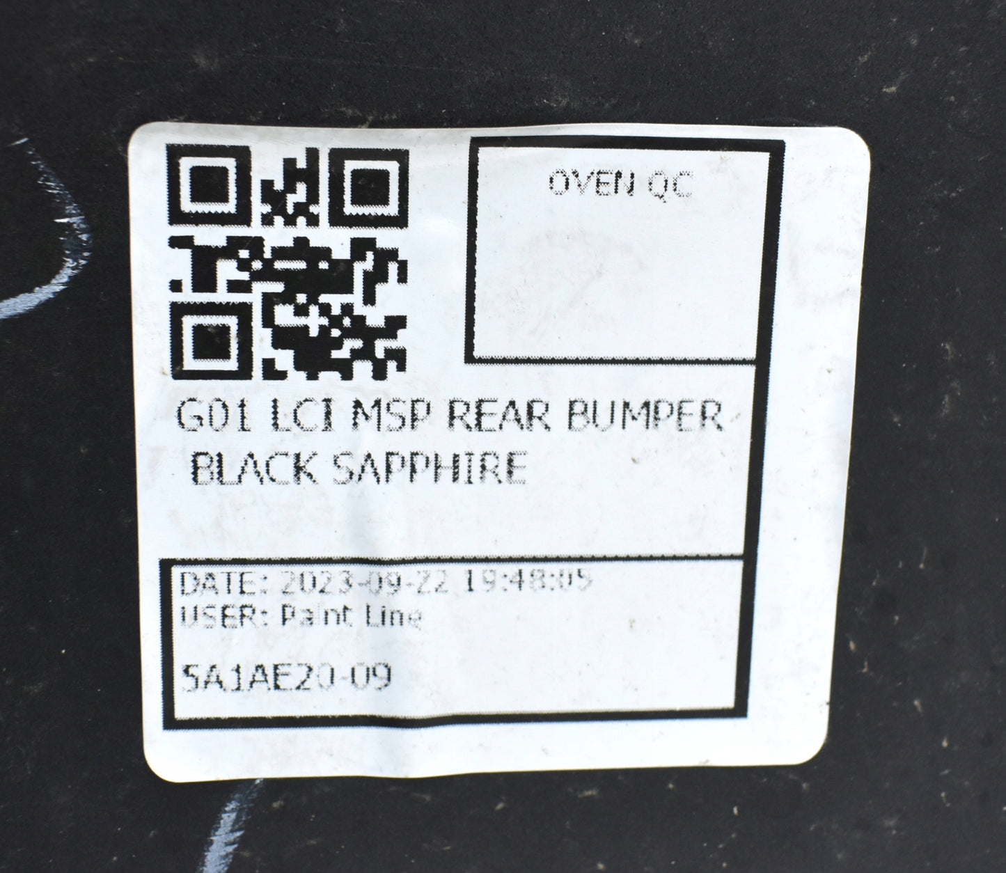 BMW X3 G01 LIFT LCI M PACKAGE REAR BUMPER ORG + DIFFUSER