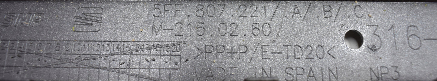 CUPRA FORMENTOR 5FF FRONT BUMPER ORG + GRILLE