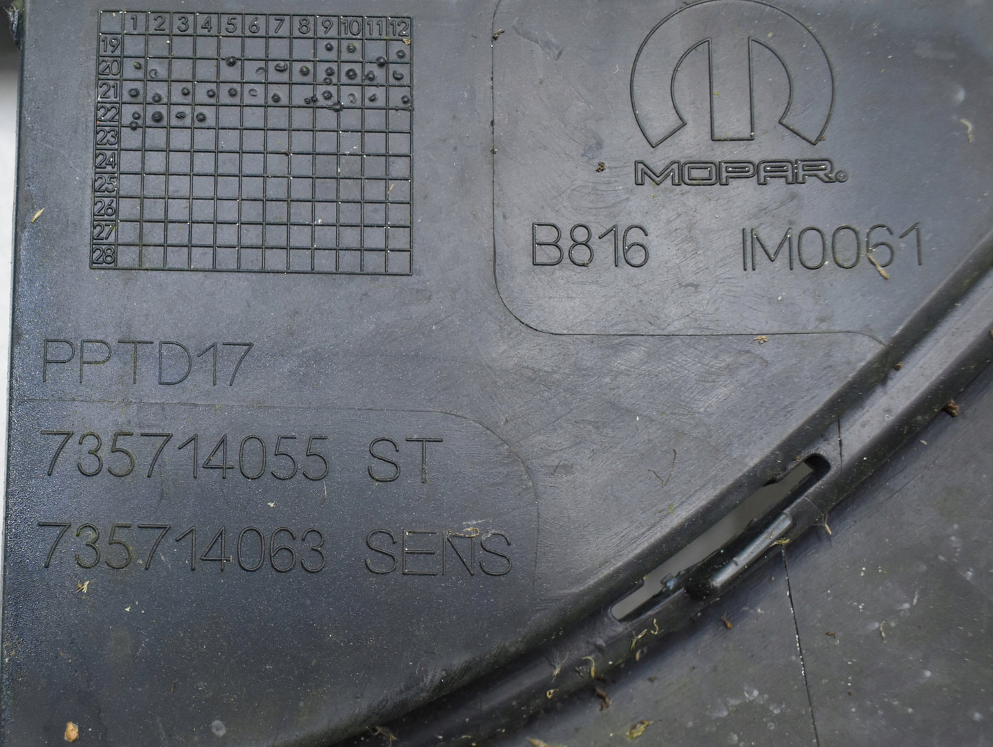 FIAT 500E 500 II ELECTRIC FRONT BUMPER ORG