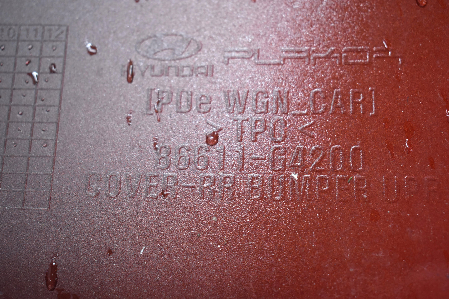 HYUNDAI I30 III REAR BUMPER REAR ORIGINAL ESTATE + BOTTOM