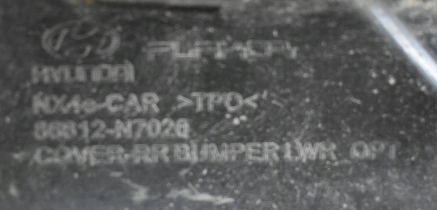 HYUNDAI TUCSON IV REAR BUMPER ORIGINAL + SIDE PANEL