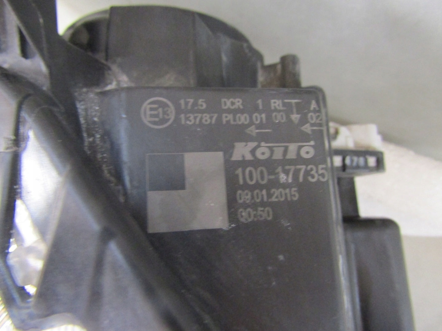 HEADLIGHT SUZUKI SX4 S CROSS XENON NON-SWIVEL RH RIGHT 13-16 100-17735