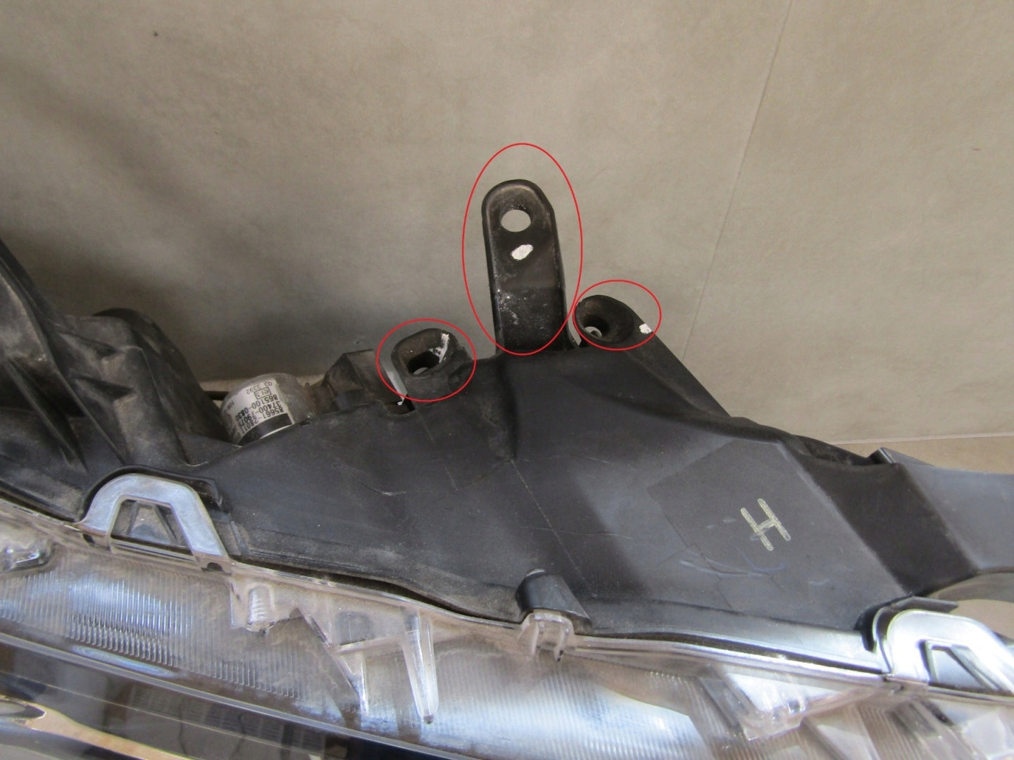 TOYOTA LAND CRUISER J150 LIFT LED 18-22 RH HEADLIGHT