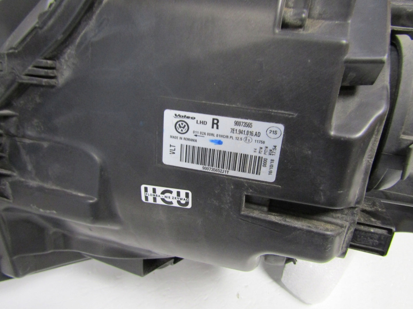 VW T6 7E1 HEADLIGHT 15-19 RH 7E1941016AD