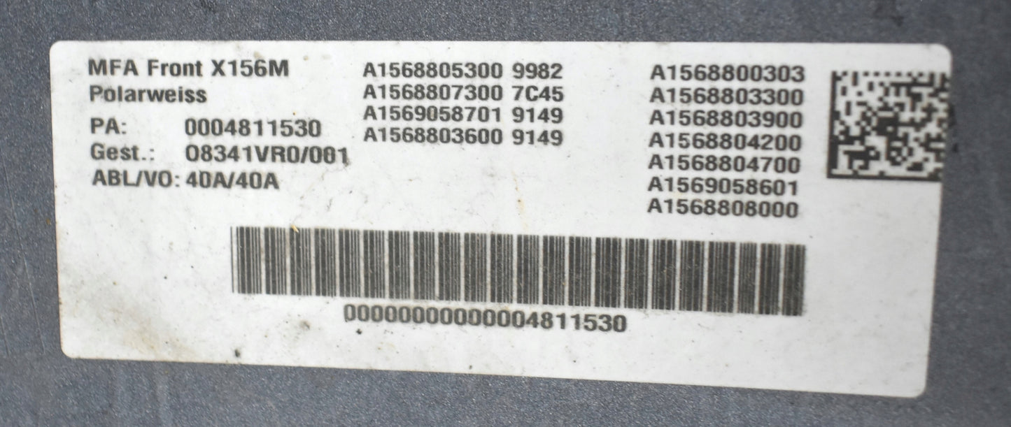 MERCEDES GLA W156 LIFT FRONT BUMPER FRONT ORIGINAL