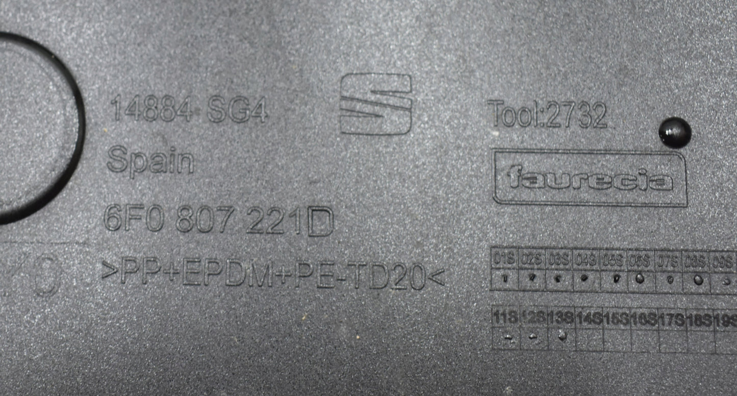 SEAT IBIZA 5 V 6F FRONT BUMPER ORG