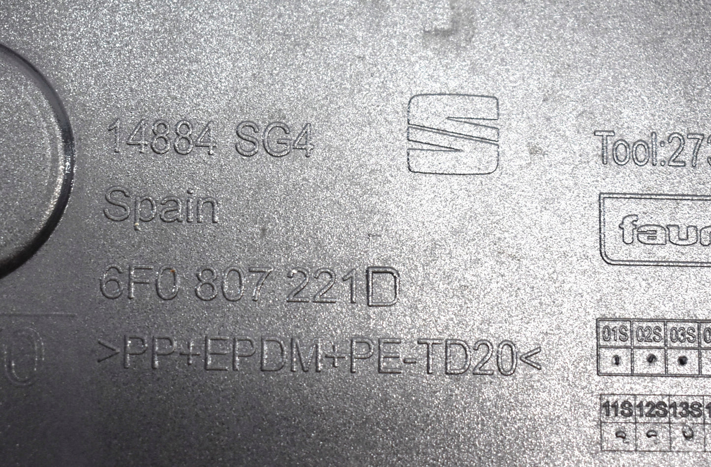 SEAT IBIZA V 6F0 FRONT BUMPER ORG