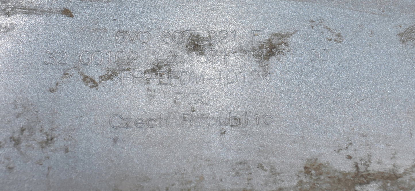 SKODA FABIA III LIFT 6V0 FRONT BUMPER ORG