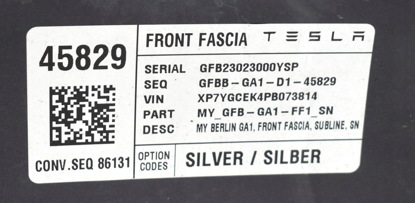 TESLA MODEL Y FRONT BUMPER ORG