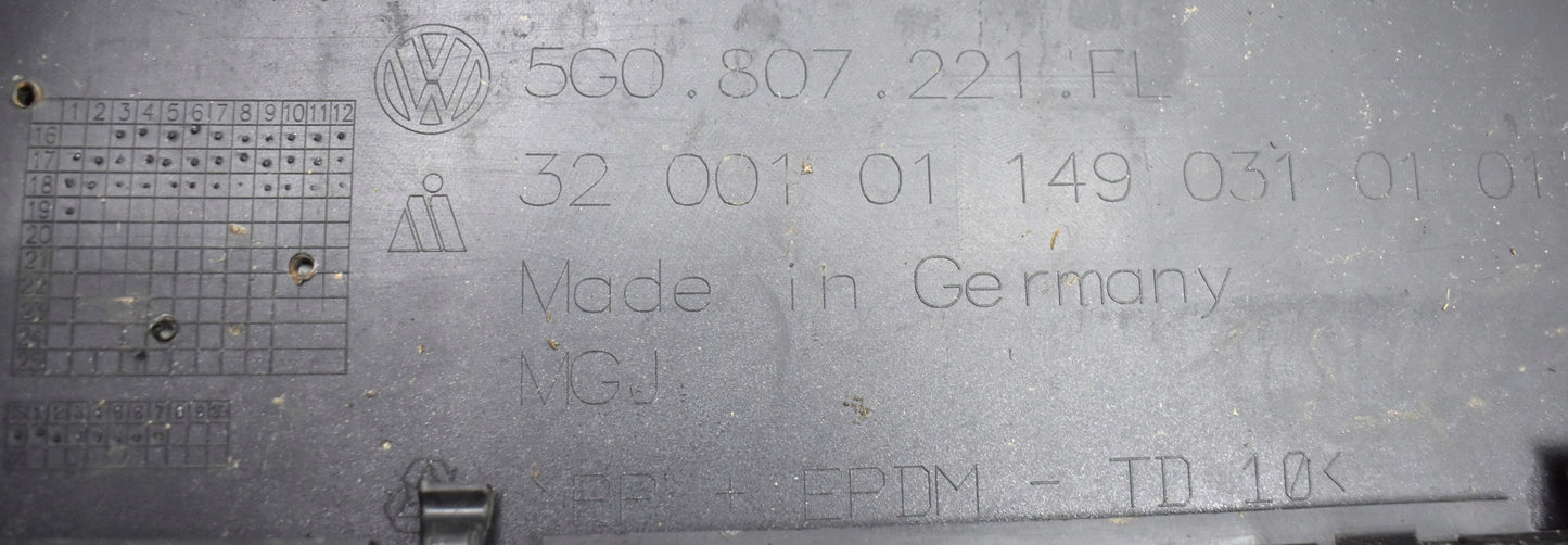 VW GOLF VII LIFT 5G0 FRONT BUMPER ORG