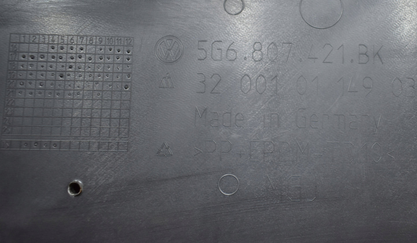 VW GOLF VII LIFT 5G6 GTI REAR BUMPER ORG