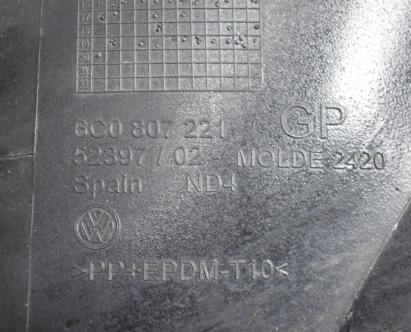 VW POLO LIFT 6C FRONT BUMPER ORG