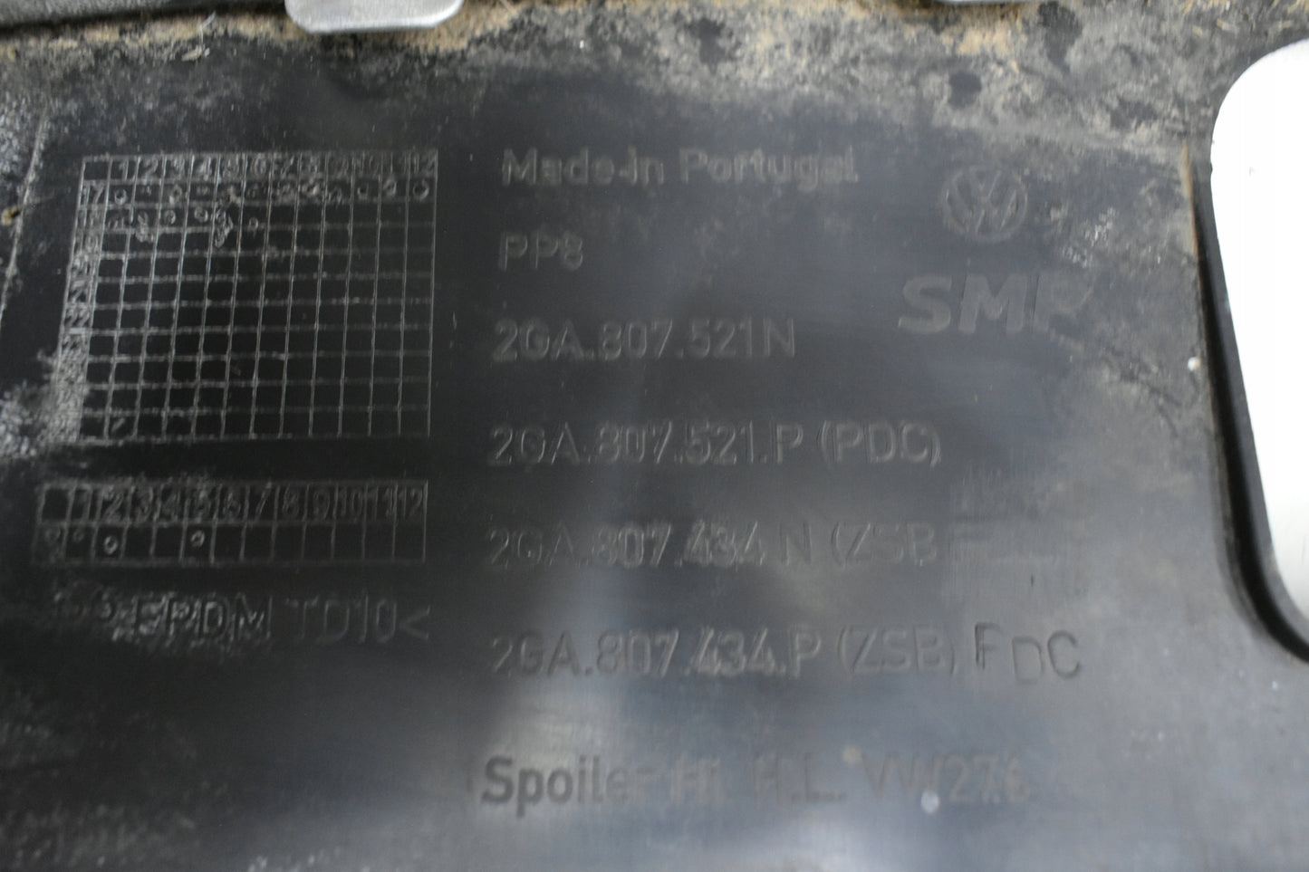 VW T-ROC 2GA REAR BUMPER REAR ORG