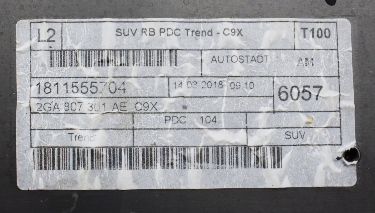 VW T-ROC 2GA REAR BUMPER EXCELLENT CONDITION ORIGINAL