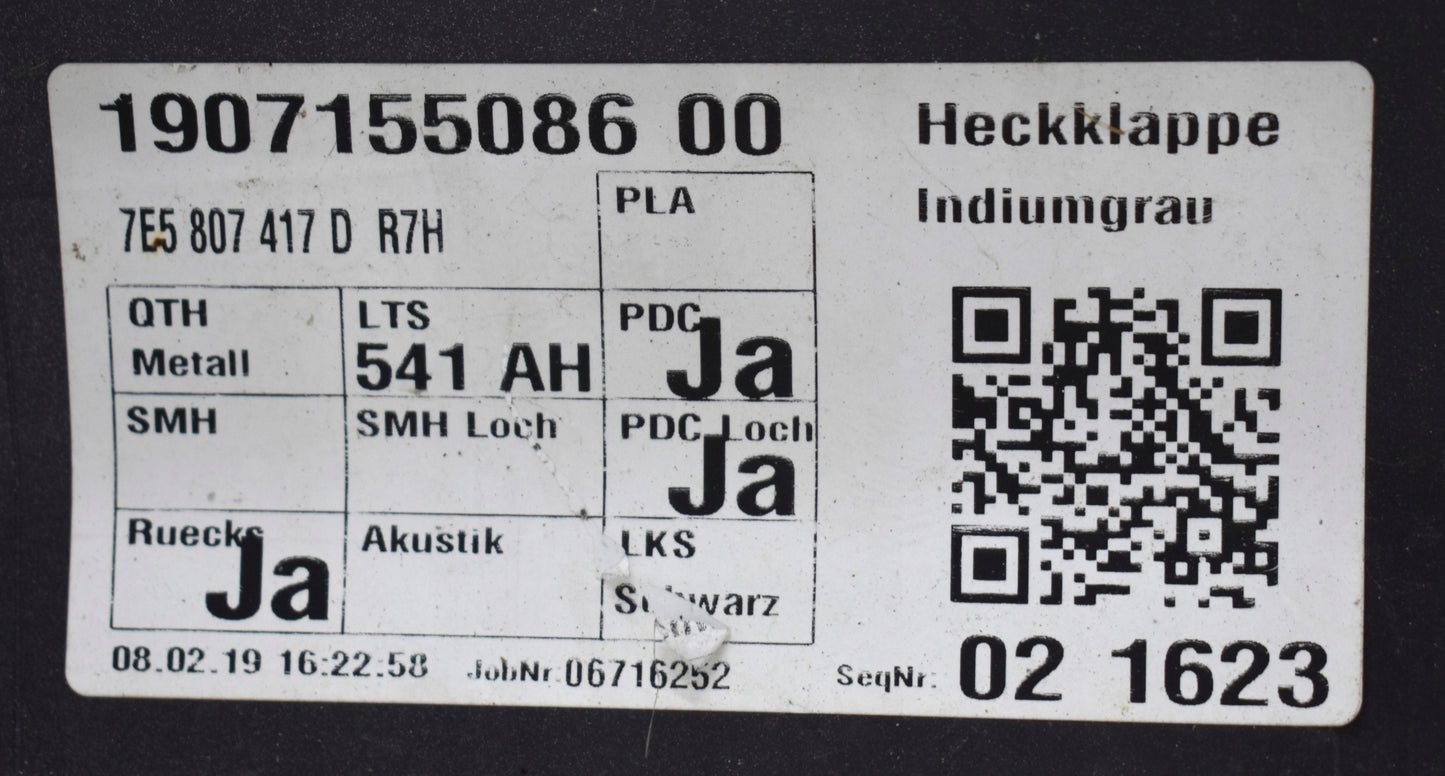 VW TRANSPORTER T6 7E5 REAR BUMPER ORIGINAL PAINT