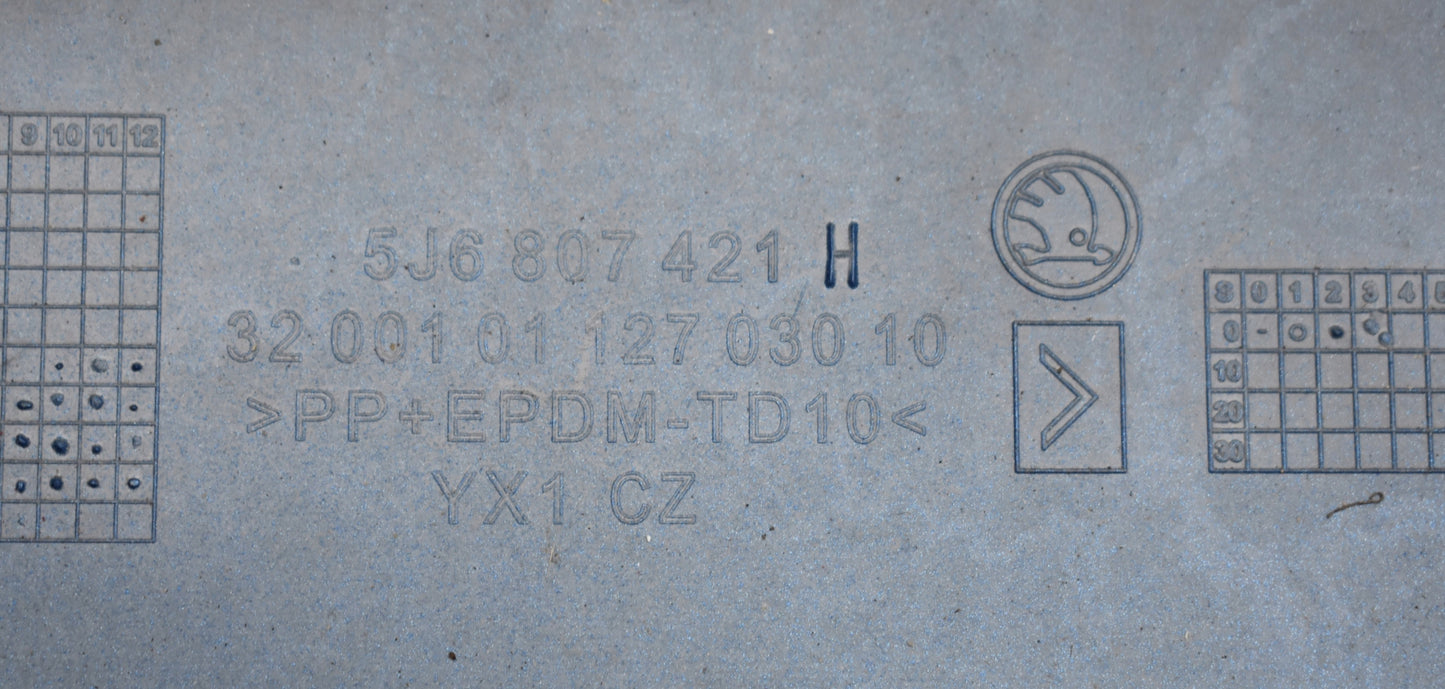 SKODA FABIA II 5J6 MONTE CARLO REAR BUMPER ORIGINAL HB + BOTTOM