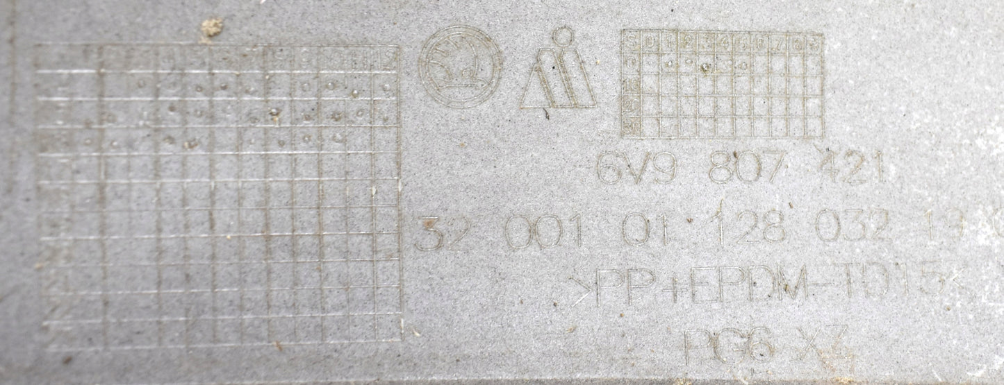 SKODA FABIA III 6V9 MONTE CARLO REAR BUMPER ORG COMBI