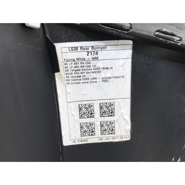 Land Rover Evoque 2013 Galinis bamperis  BJ3217926A 7