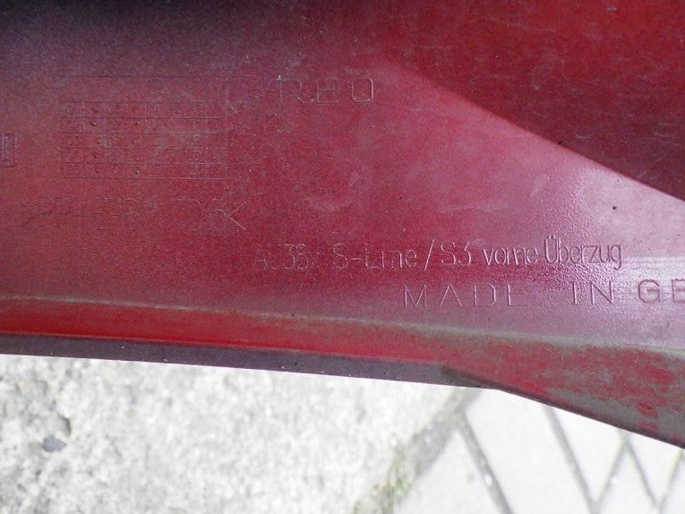 AUDI A3 8Y 8Y0 S-LINE 20- Front Bumper