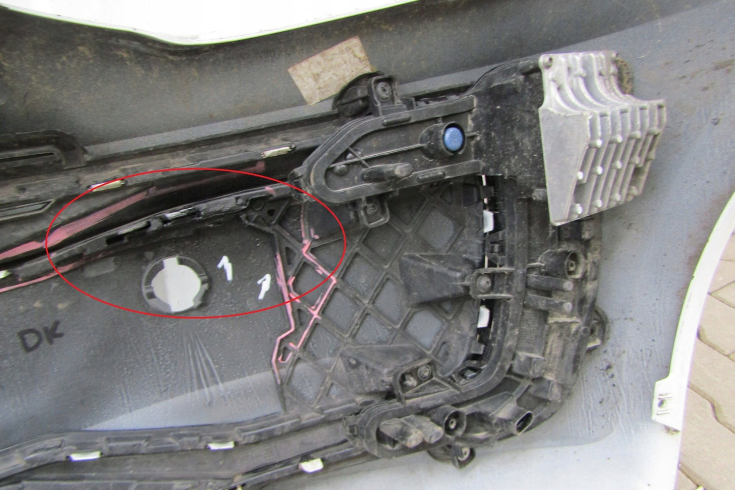 Front Bumper VW E-UP 1S0 Lift 16-