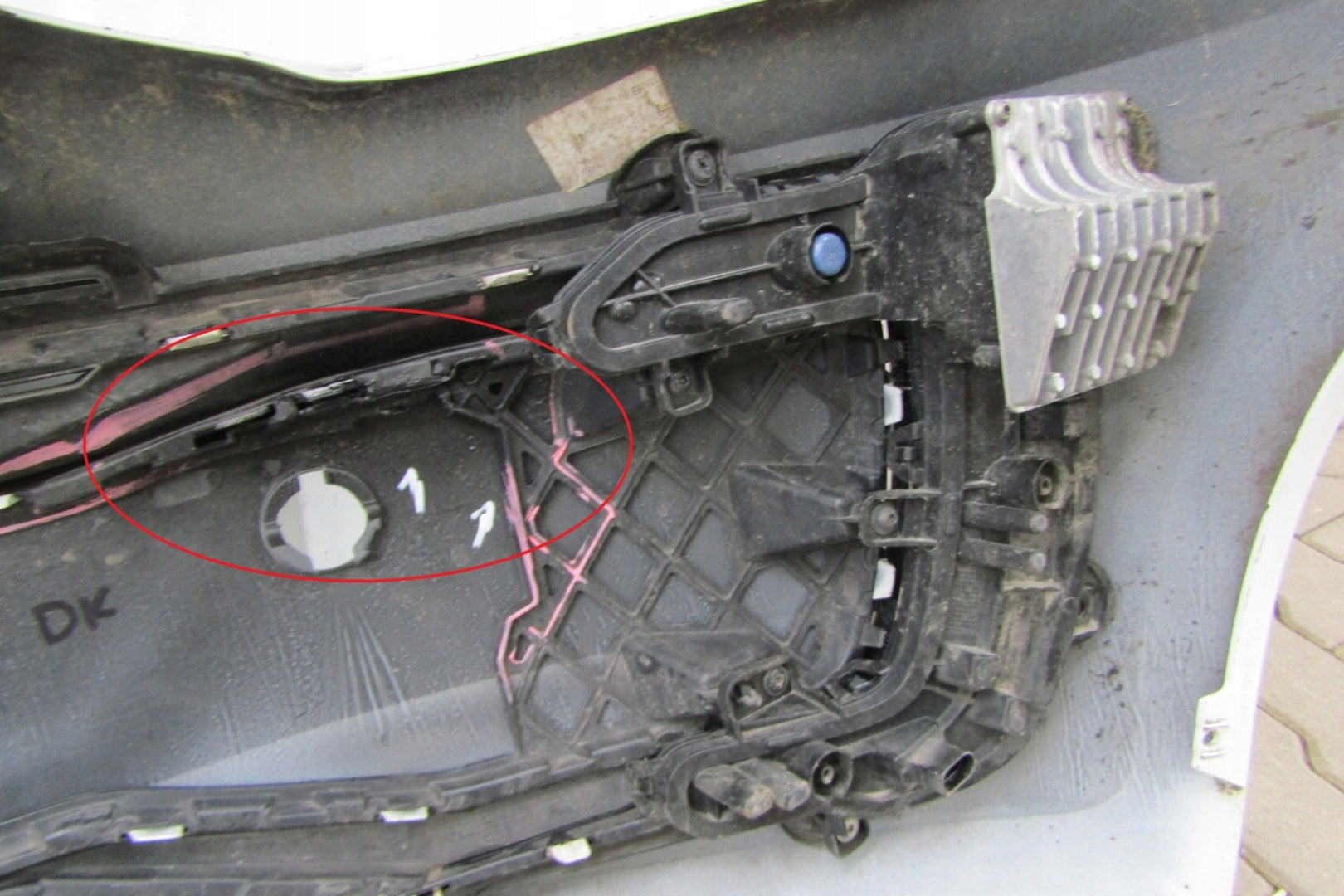 Front Bumper VW E-UP 1S0 Lift 16-