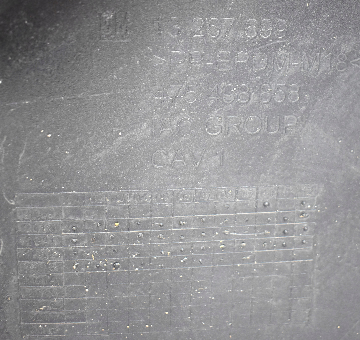 OPEL MERIVA B FRONT BUMPER ORG