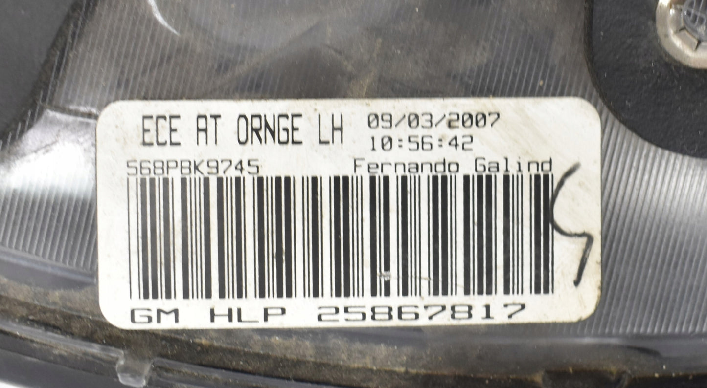 CORVETTE C6 LEFT FRONT HEADLIGHT ORG EU