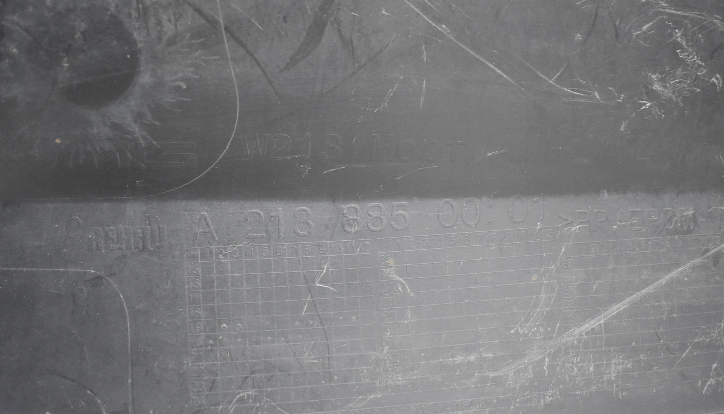 MERCEDES E-CLASS W213 LIFT AMG REAR BUMPER Sedan ORG + BOTTOM