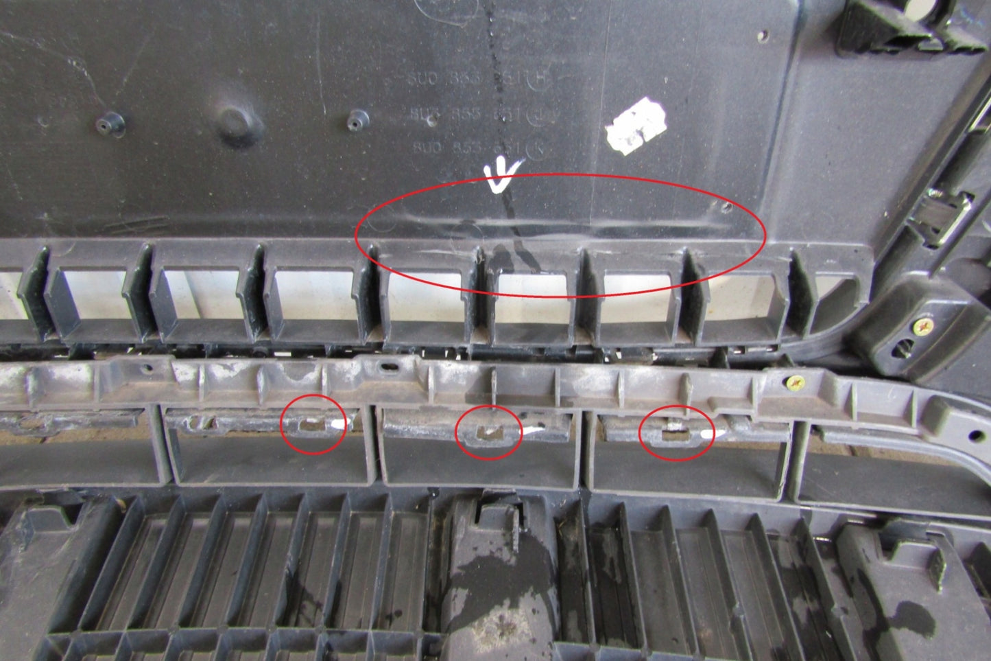 Front Bumper Audi Q3 8U0 11-14