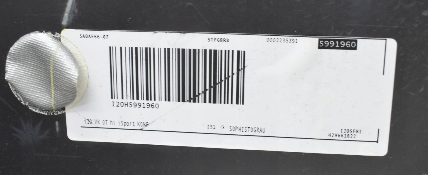 BMW IX I20 M PACKAGE REAR BUMPER ORG + BOTTOM