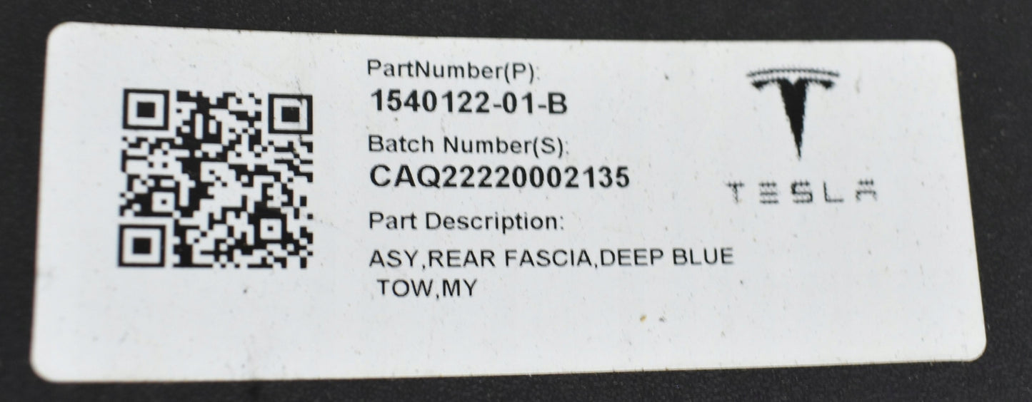 TESLA MODEL Y REAR BUMPER ORG + BOTTOM