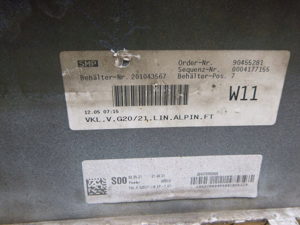 BMW 3 G20 G21 18- front bumper