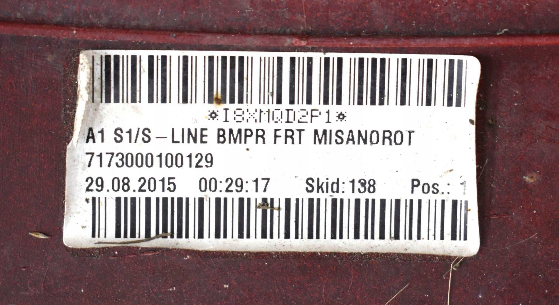 AUDI A1 8X LIFT S LINE Front Bumper OEM