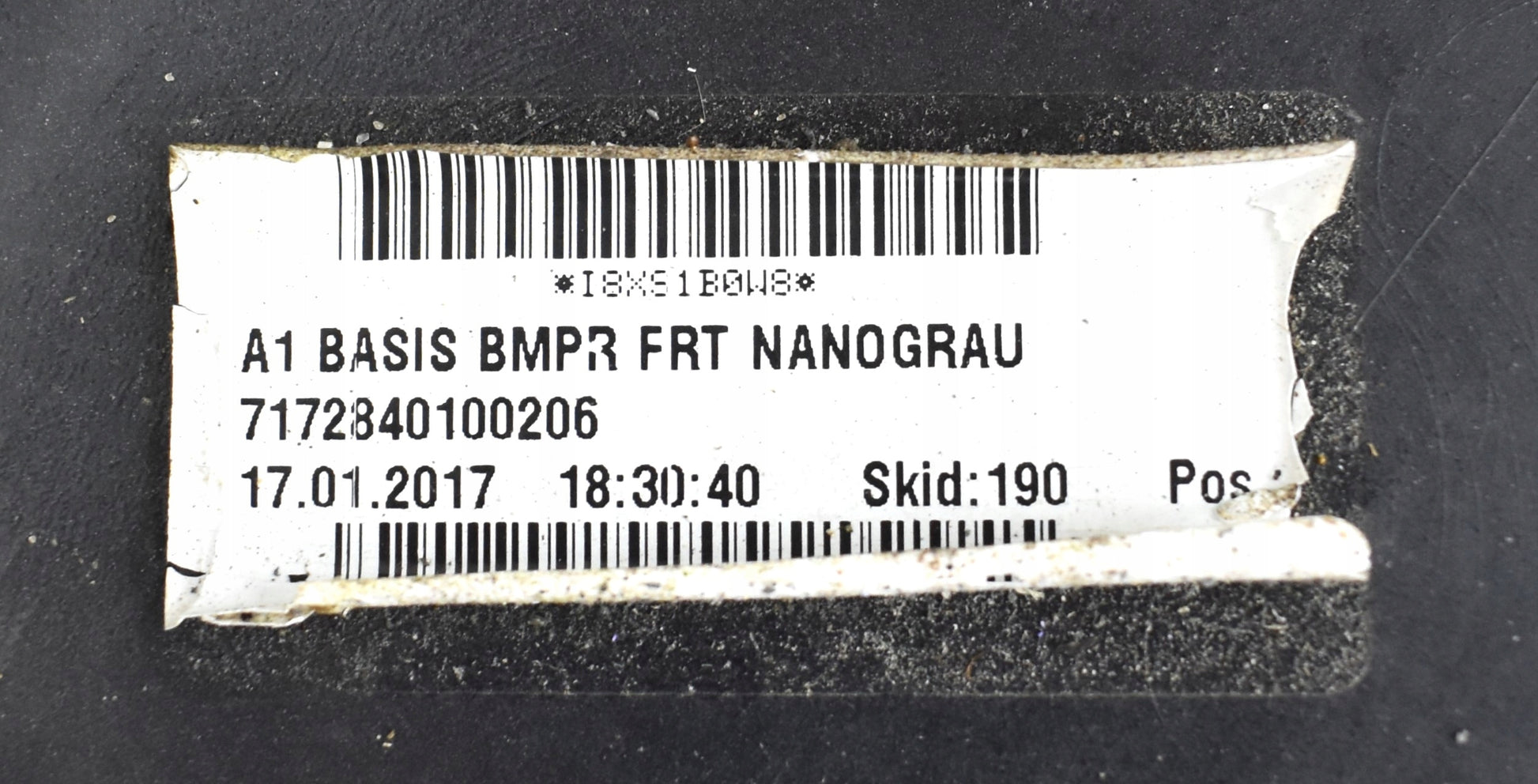 AUDI A1 8XA LIFT FRONT BUMPER ORG