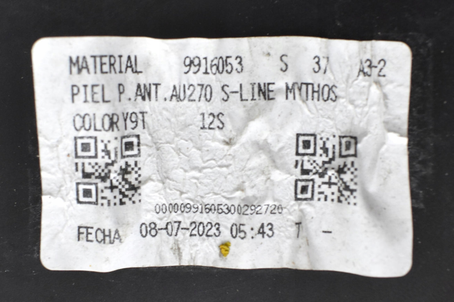 AUDI A1 II 82A S LINE FRONT BUMPER ORG