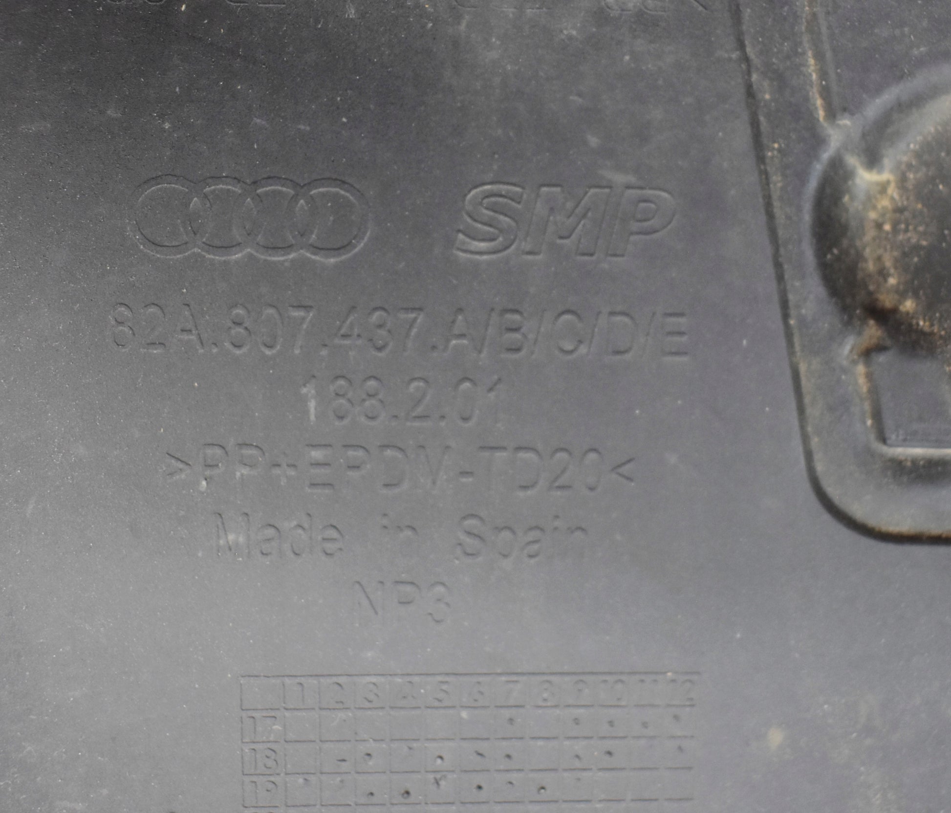 AUDI A1 II S LINE 82A FRONT BUMPER ORG