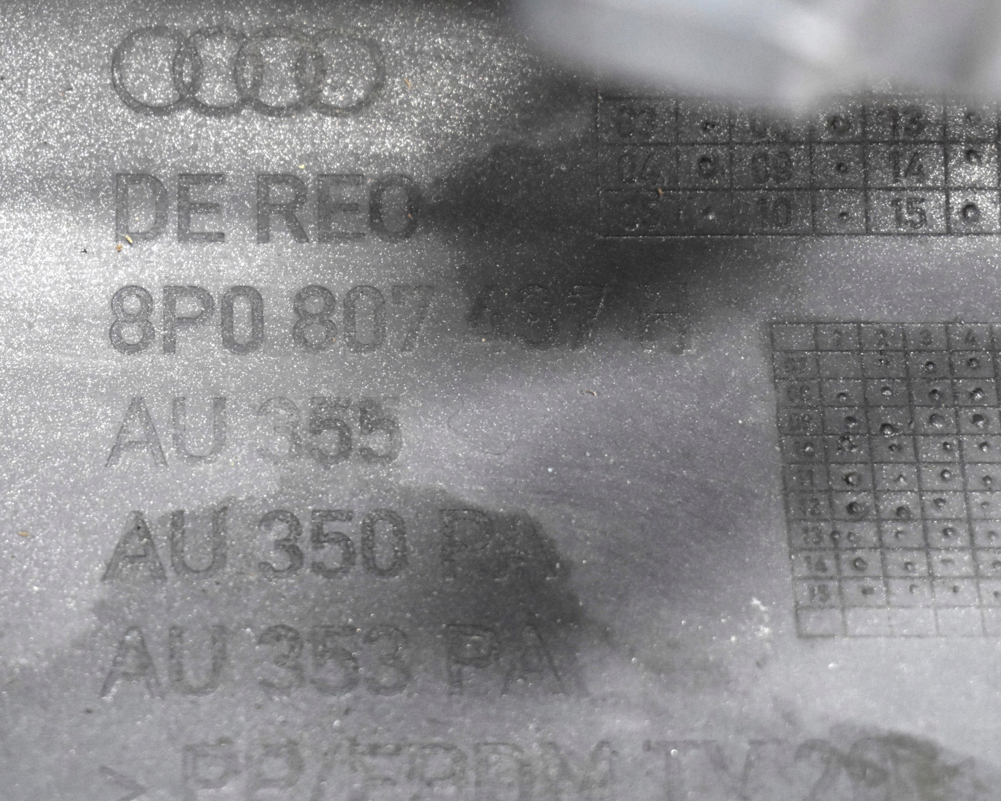 AUDI A3 8P LIFT FRONT BUMPER ORG 9-12