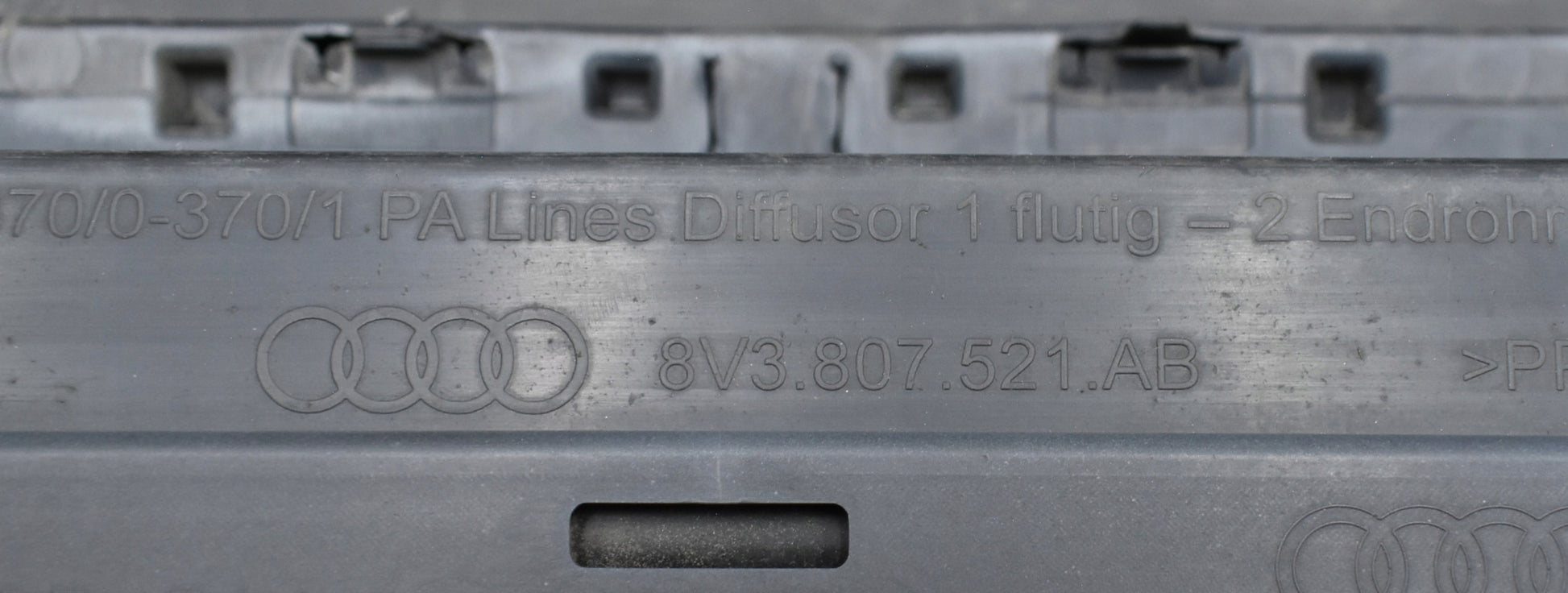 AUDI A3 8V3 LIFT REAR BUMPER ORG + DIFFUSER