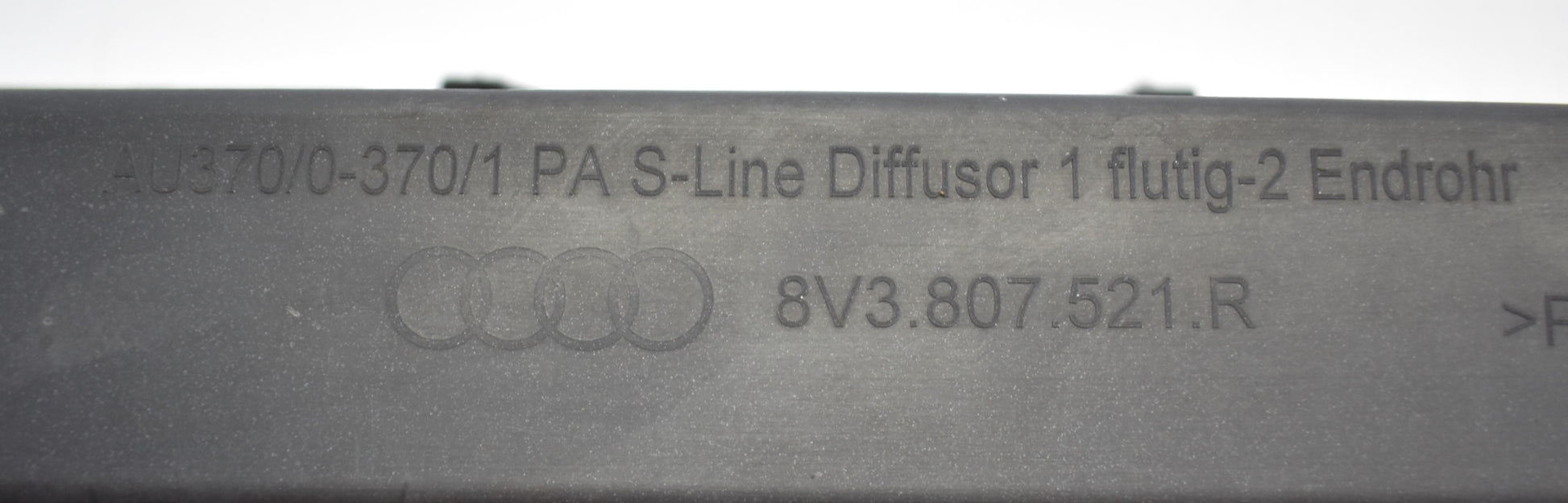 AUDI A3 8V3 S LINE ELIFT ADD-ON SPOILER DIFFUSER