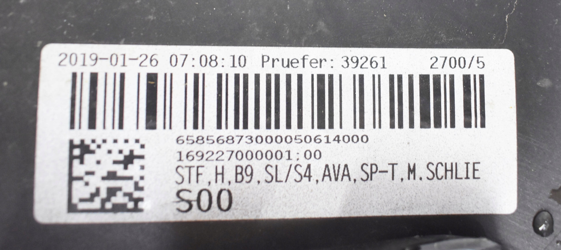 AUDI A4 B9 8W S LINE REAR BUMPER ORG COMBI