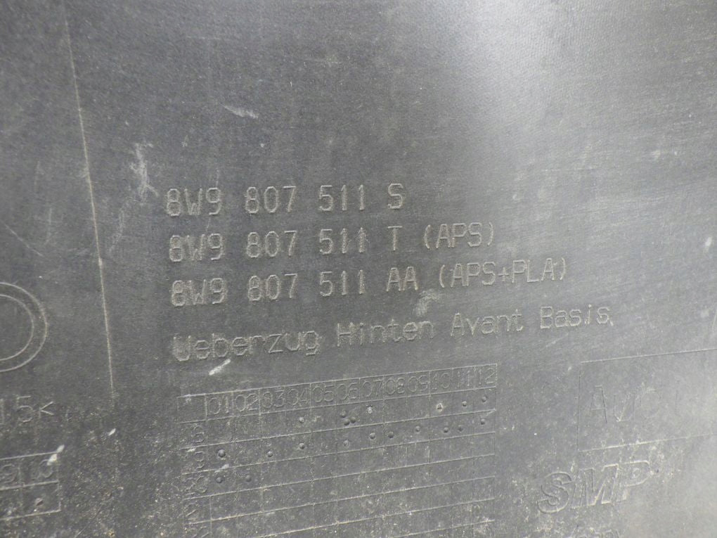 AUDI A4 B9 KOMBI 8W9 LIFT 19- Rear Bumper