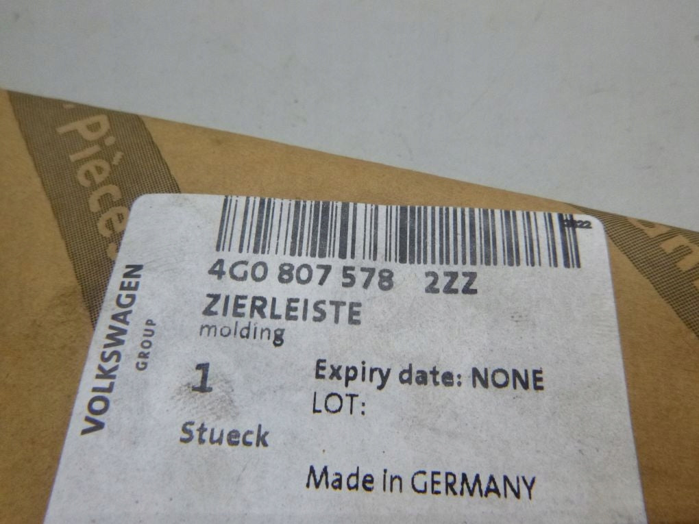 AUDI A6 C7 4G0 BUMPER TRIM FRONT 4G0807578